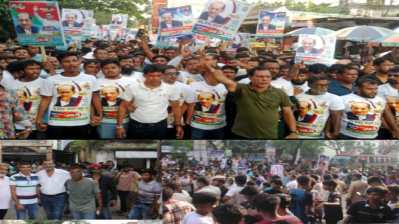 বাবুল'র পক্ষে পথসভা ও র‍্যালী