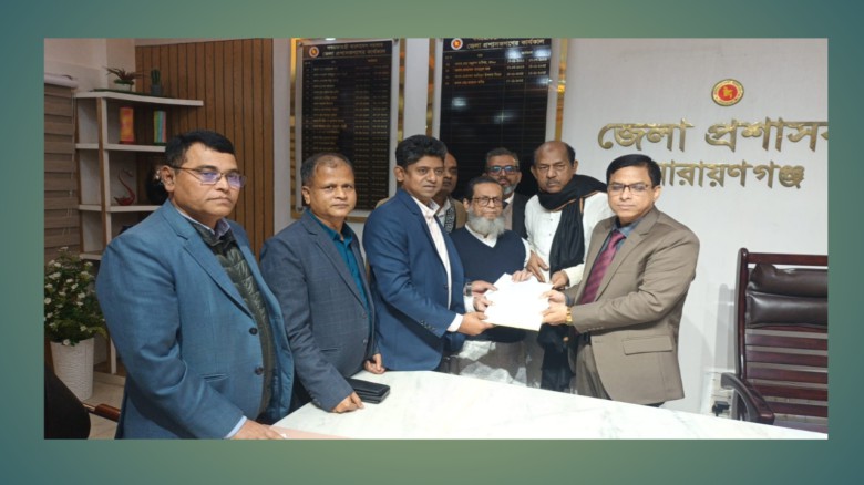 বিএনপির প্রার্থী আবুল কালামের মনোনয়নপত্র জমা