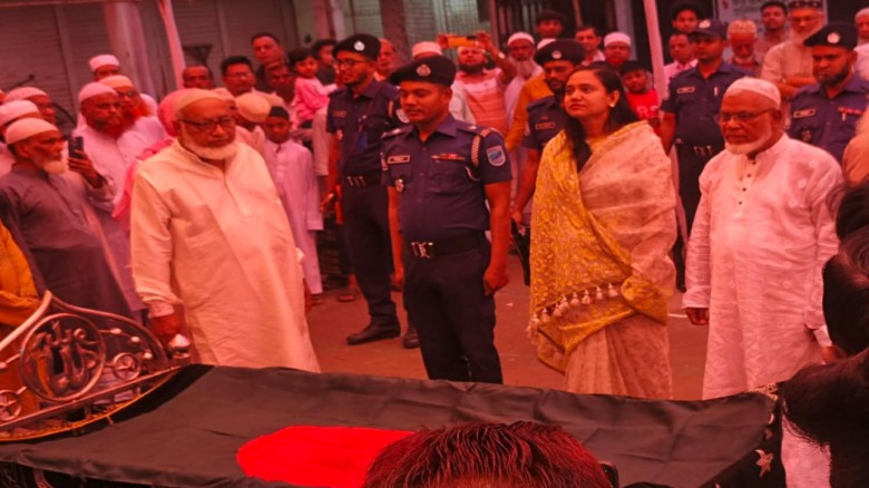 বন্দরে বীর মুক্তিযোদ্ধা জসিম উদ্দিন আর ন