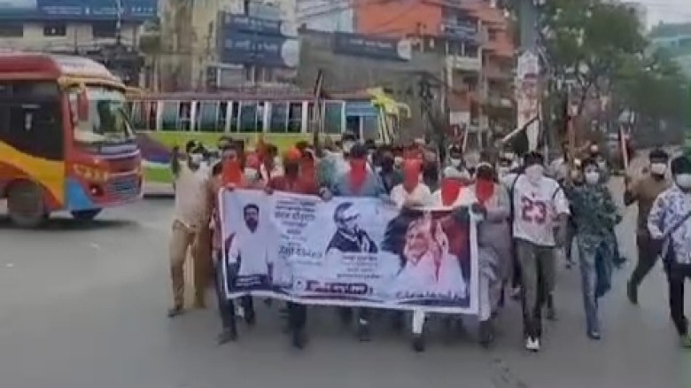 চাষাঢ়ায় আজমেরী ওসমানের পক্ষে যুবলীগের মি