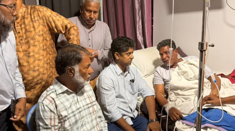অসুস্থ বিএনপি নেতা স্বপনকে দেখতে ঢাকায় ছ