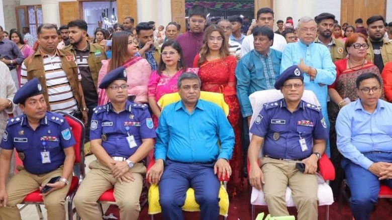 নারায়ণগঞ্জে পূজামণ্ডপ পরিদর্শন ও আইনশৃঙ